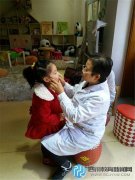 成都市第二十三幼儿园开展健康体检活动