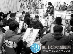 春节备战最严艺考:买画材是唯一外出机